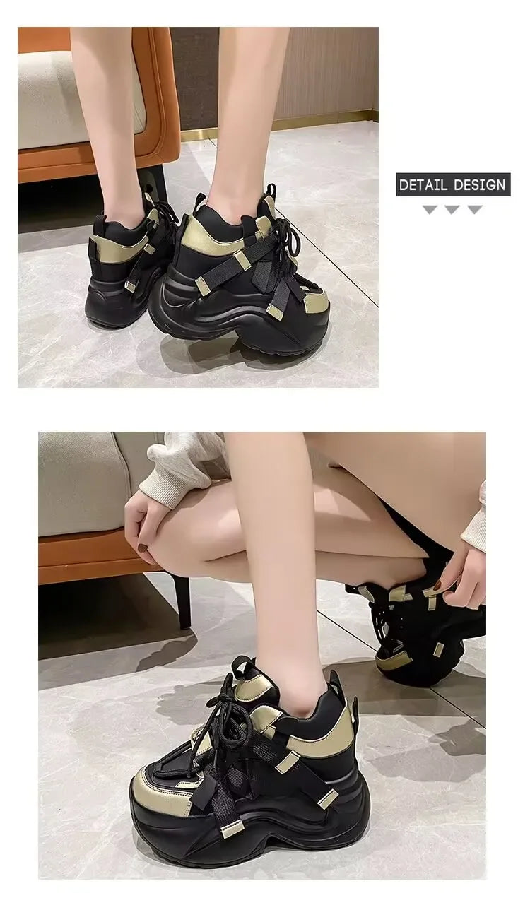 Walking Boots Women Paris Runner Shoes Thick Sole Mesh Breathable Casual Track Daddy Shoes Women Sneakers zapatillas de deporte