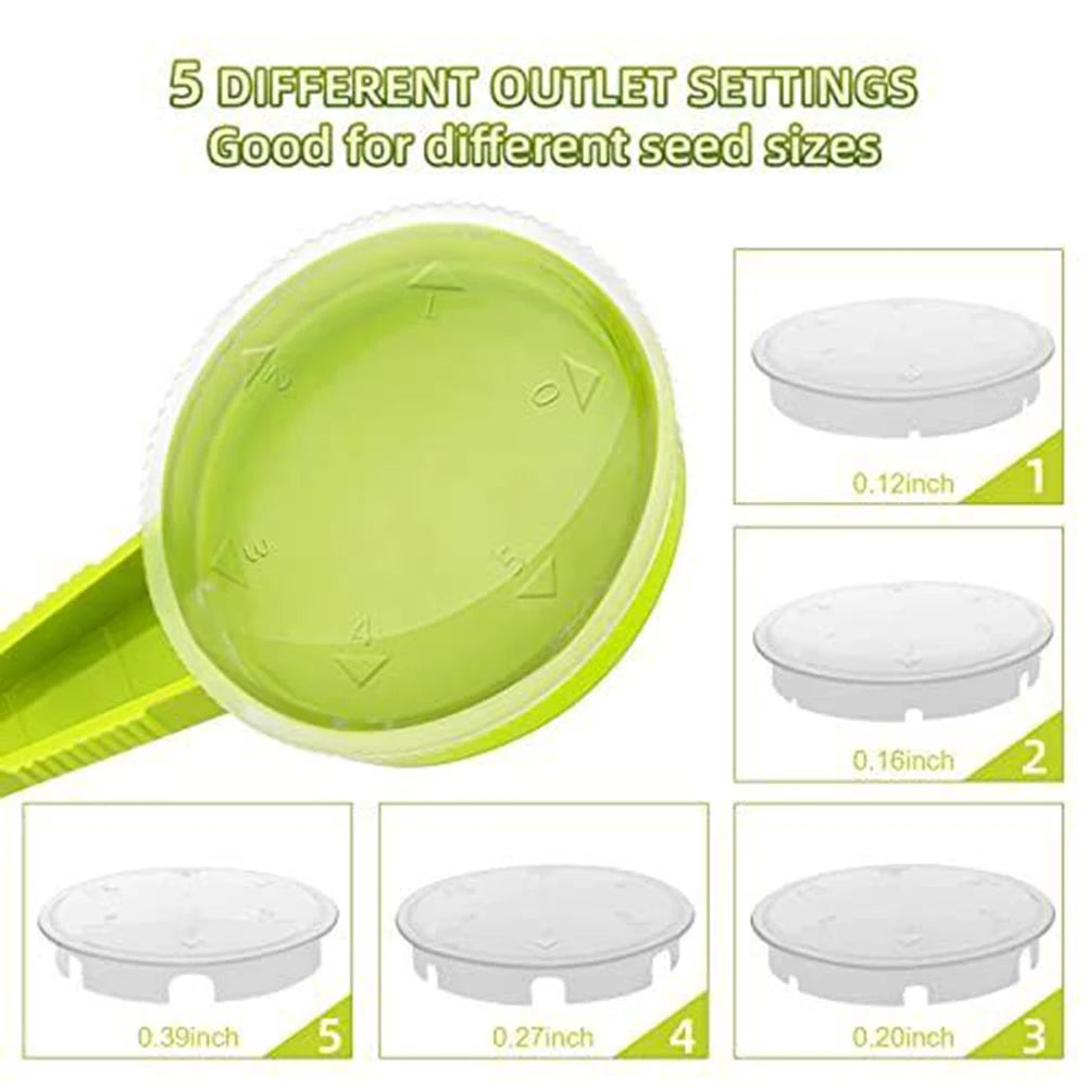 1PC Brand New Sower Adjustable Five-hole Gardening Tools Plastic Sower Plant Care Products Plant Dispenser Sower