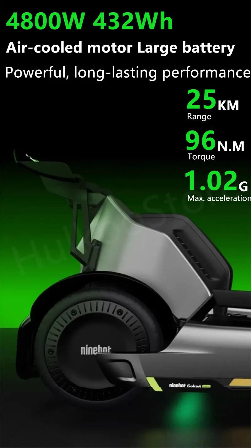 Pre-sale Ninebot By Segway Gokart Pro 2 Upgraded Version 63V 432Wh Battery 43KM/H Speed Go Kart Electric Self Balance Scooter