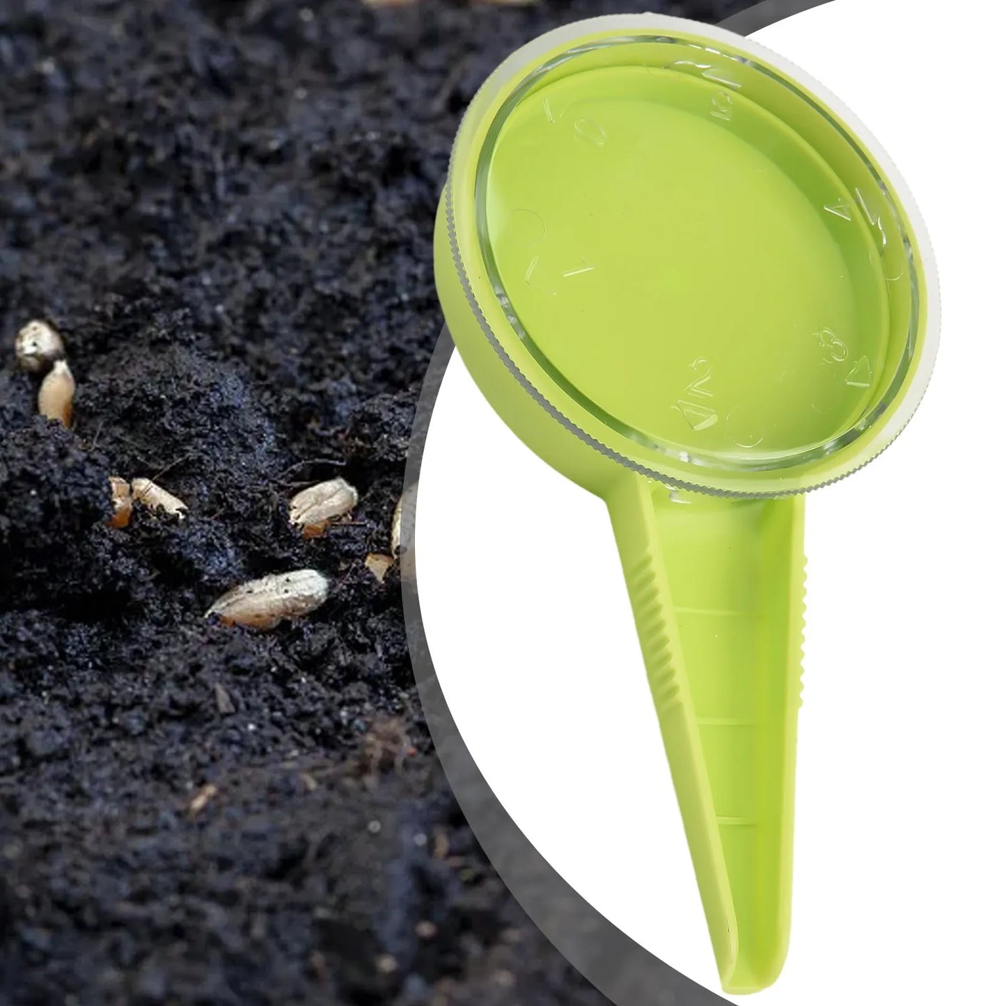 1PC Brand New Sower Adjustable Five-hole Gardening Tools Plastic Sower Plant Care Products Plant Dispenser Sower