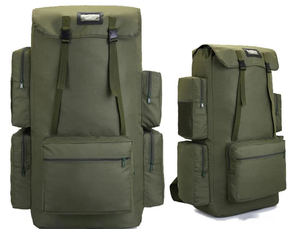 130L Extra Large Capacity Outdoor Backpack Men's Travel Backpack Luggage Bag Check in Camping Exercise Camo Backpack