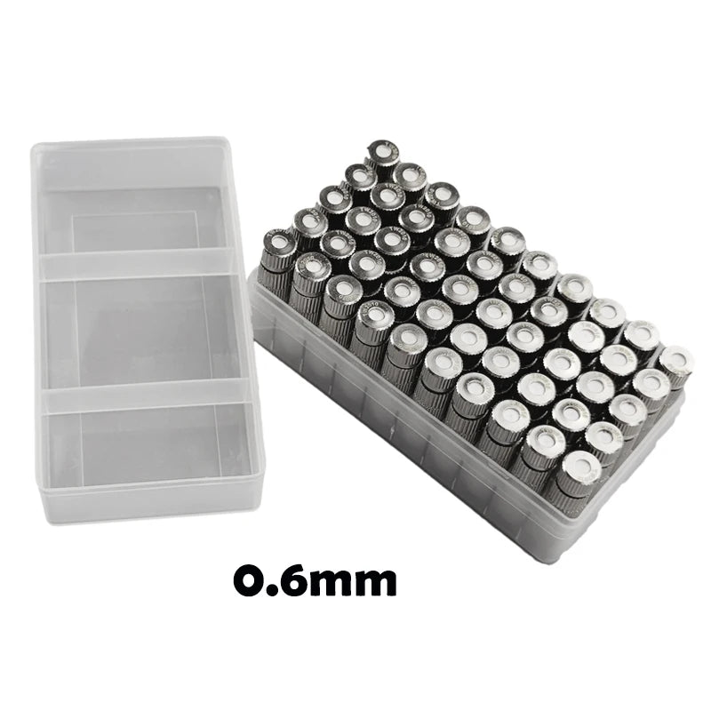 Pack 50 Pcs High Pressure 25-80Bar Fog Misting Nozzle 0.1-0.6MM Atomizer Greenhouse Humidify Water Spray Patio Nebulizer System