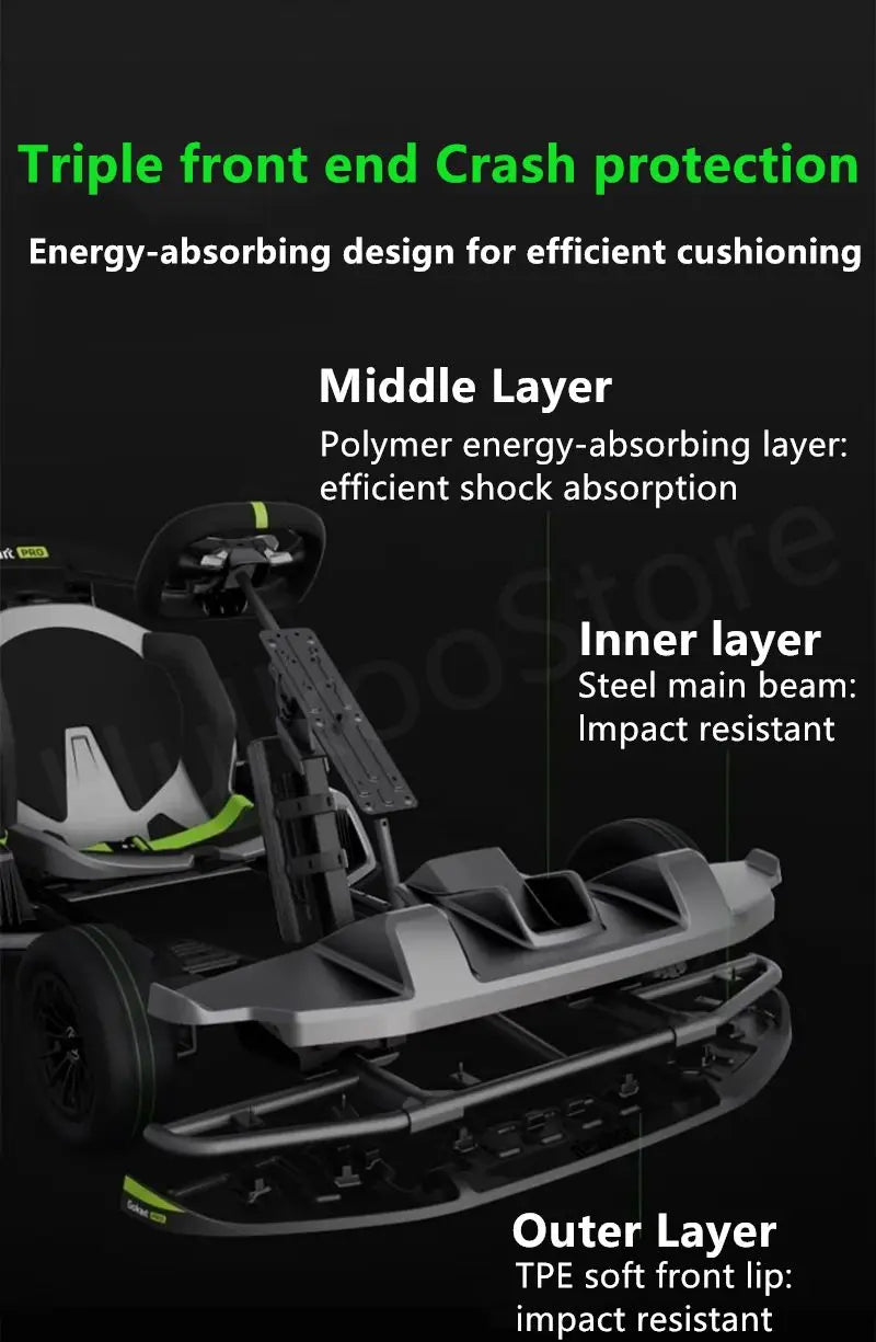 Pre-sale Ninebot By Segway Gokart Pro 2 Upgraded Version 63V 432Wh Battery 43KM/H Speed Go Kart Electric Self Balance Scooter