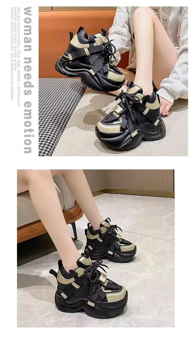 Walking Boots Women Paris Runner Shoes Thick Sole Mesh Breathable Casual Track Daddy Shoes Women Sneakers zapatillas de deporte