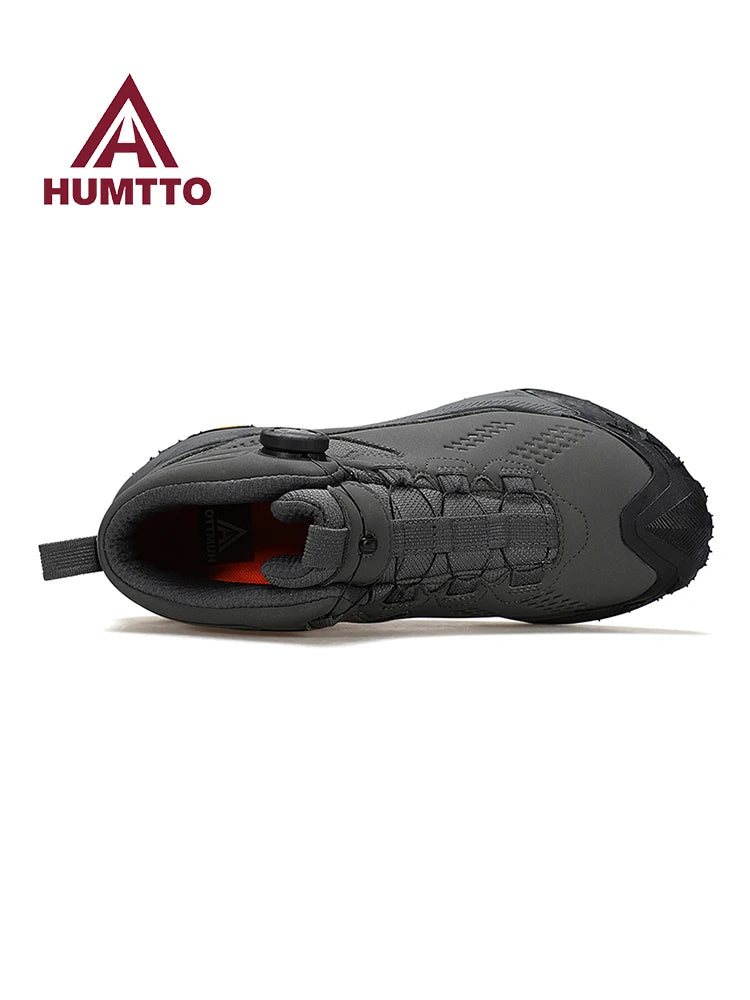 HUMTTO Hiking Shoes Men Waterproof Leather Hunting boots Women Trekking Ankle Tactical Shoes Snow boots Outdoor Sport Sneakers