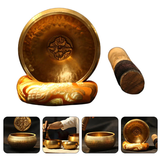 Healing Tibetan Bowl Set Meditation Singing Bowl Set Yoga Singing Bowl