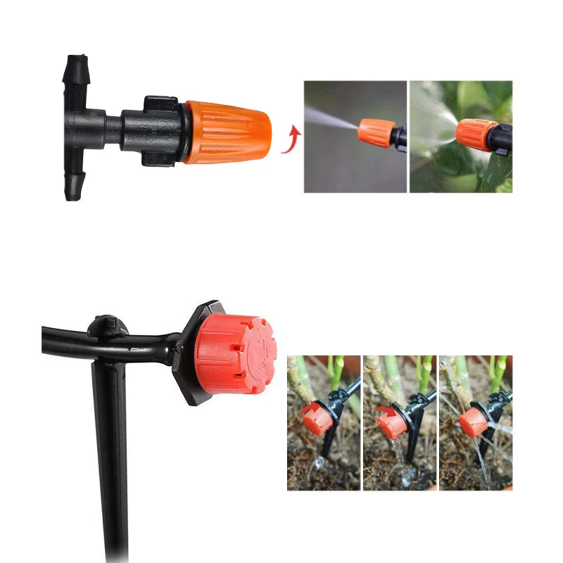 15M/30M Plant Watering Kit Smart Garden Misting System Self Automatic Sprayer Timer Drip Irrigation For Garden Bed Patio