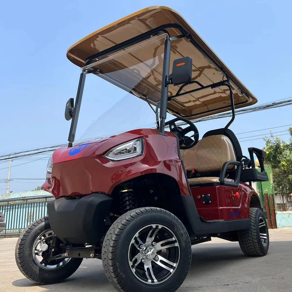 MMC New Model  Electric Golf Cart with Luggage box option Rear under seat ice bucket Rain cover 2 4 6 seaters Golf Cart