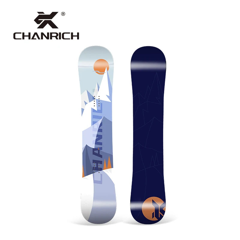 Hardwood single board adult snowboards all mountain use customized design ski free boards OEM custom trainer ski snowboard