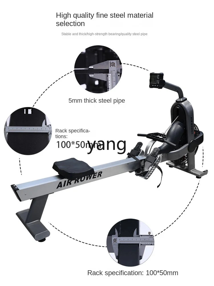 Yjq Rowing Machine Home Gym Sports Equipment Wind Resistance Mute Aerobic Intelligent Exercise the Best Weight-Loss Product