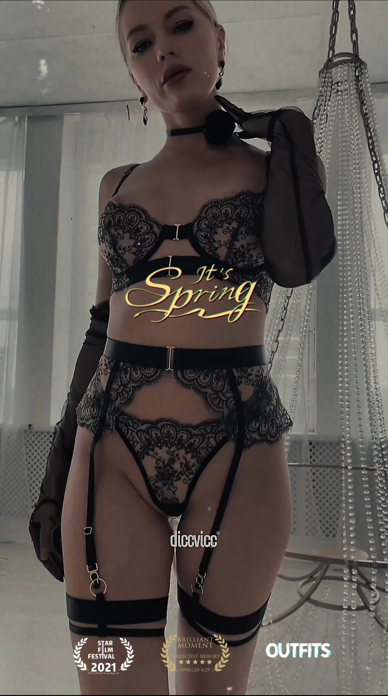 Diccvicc Sensual Lingerie Women Eyelash See Through Lace Bra Fancy Garter Set Romantic Sexy Underwear Exotic Outfit Intimate Kit