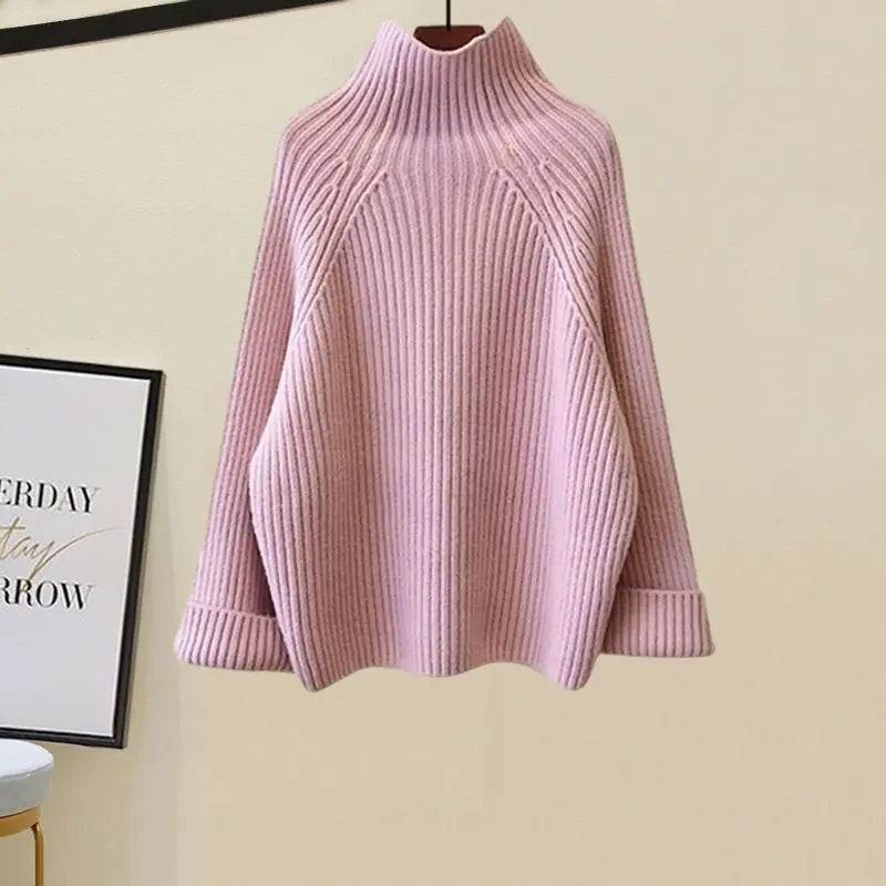 Arge Size Women's Autumn and Winter Set 2024 New Cotton Vest Knitted Sweater Versatile Wide Leg Pants Three Piece Set Pant Sets