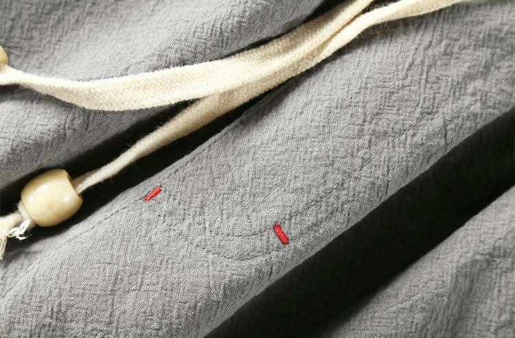 Fashion New In Sale Trousers for Men Cotton Linen Wrinkle Black Summer Casual Pants Man Korean Style Aesthetic Stylish Trend Y2k