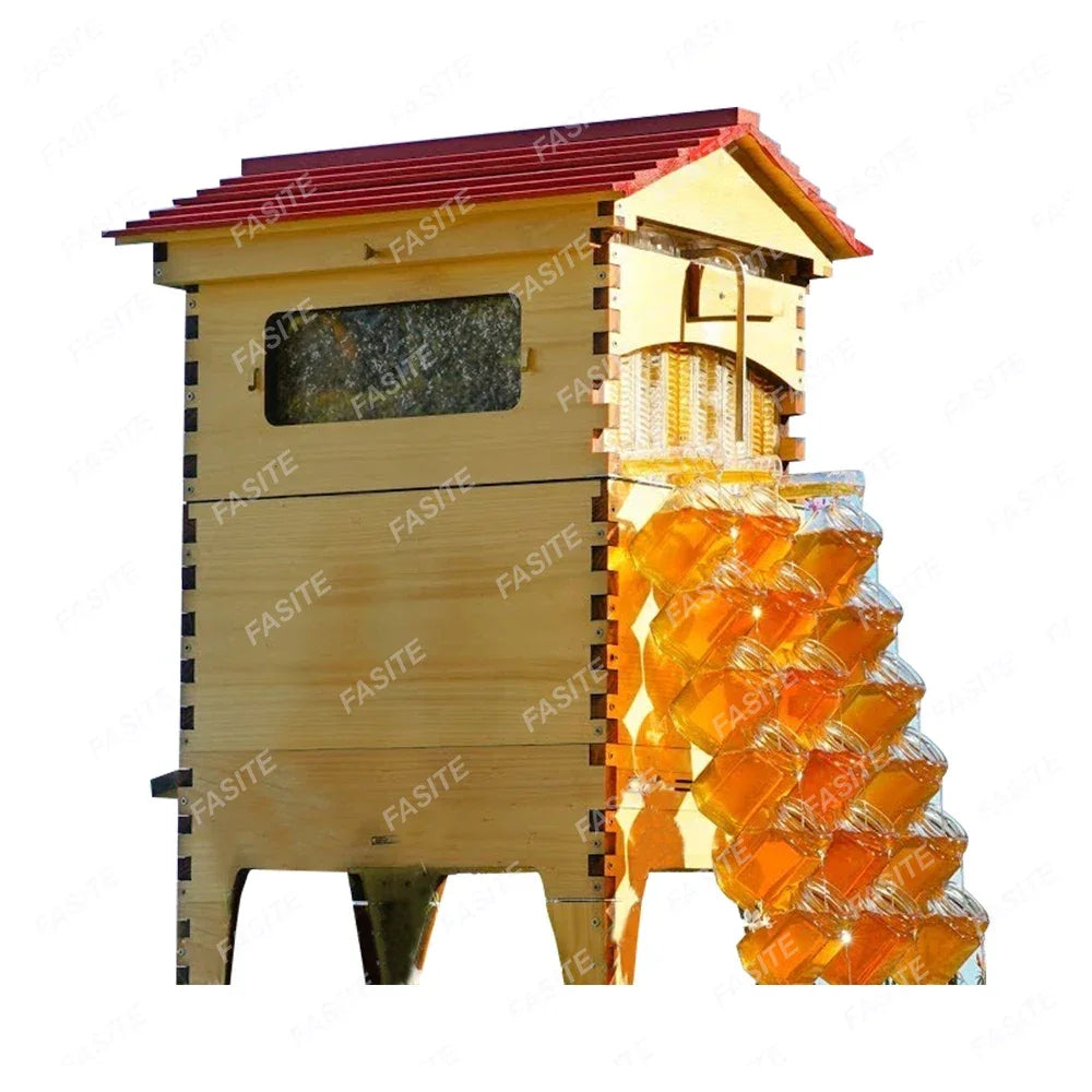 Golden Palace Automatic Flows hive 2 Beehive 7pcs Super Box Free Flows Frame