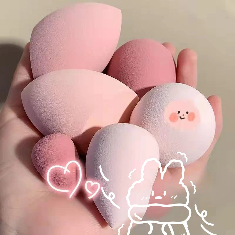 1/4/6 Pcs Make Up Sponge Cosmetic Puff Professional Makeup Sponge Foundation Powder Sponge Makeup Tools Makeup Tools Accessories