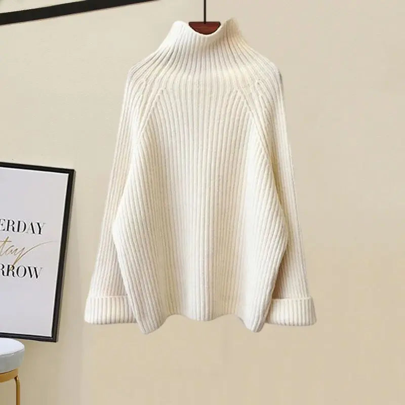 Arge Size Women's Autumn and Winter Set 2024 New Cotton Vest Knitted Sweater Versatile Wide Leg Pants Three Piece Set Pant Sets