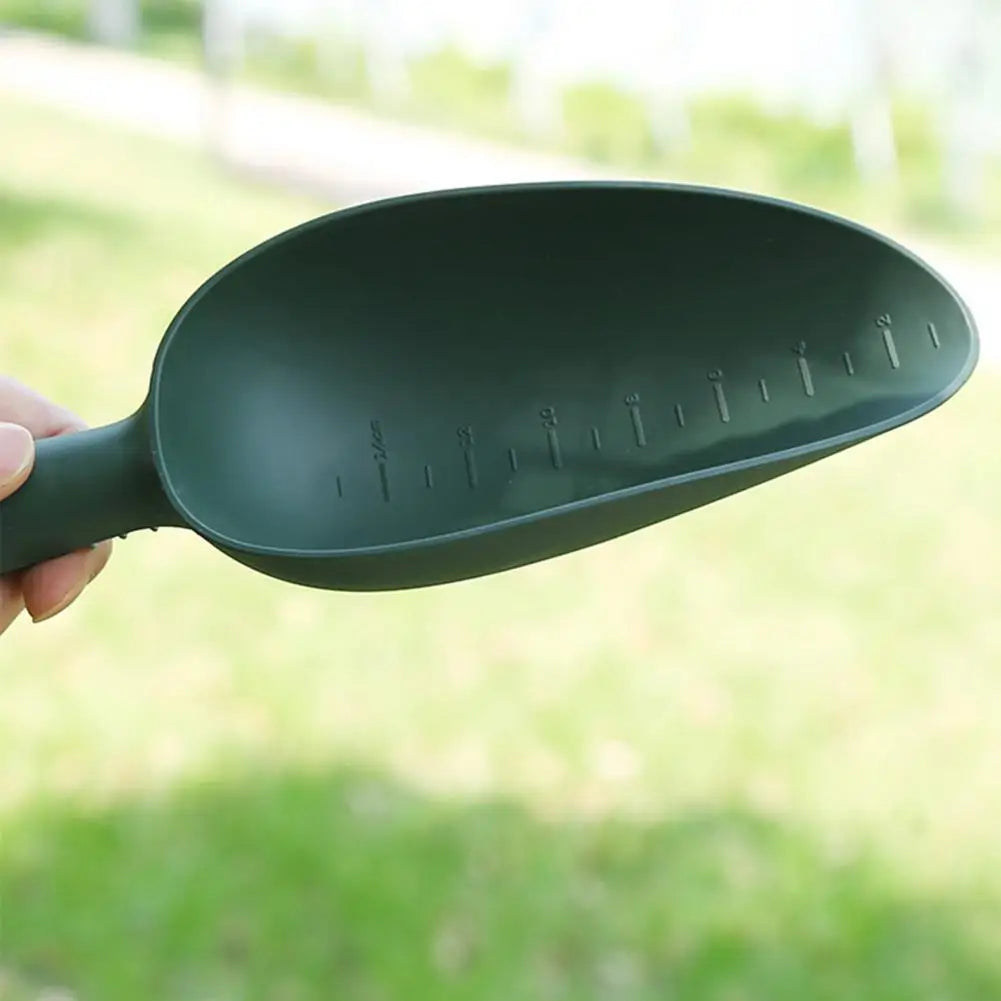 Soil Scoop Handle Scale Mark Design Loosening Soil Plastic Potting Soil Scoop Garden Shovel Digging Tool Home Supplies