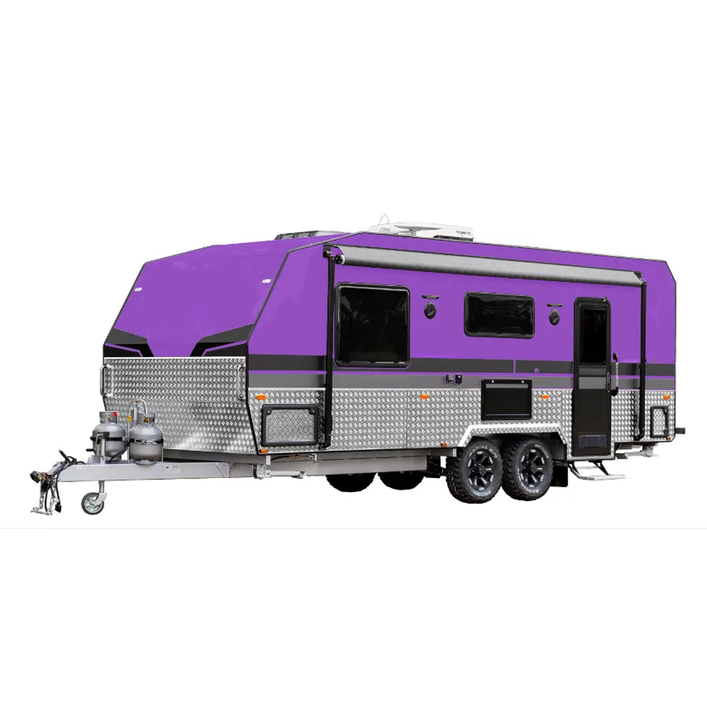 2019 New Kinlife Small Lightweight Aluminum Travel Trailer Frames Caravan