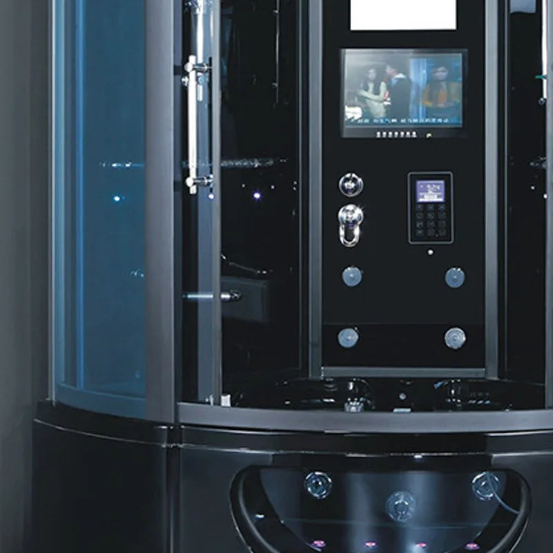 1500X1500X2150mm Luxury Steam Shower Cabin Bathroom Shower Enclosure Multi-Functional TV/DVD Wet Sauna Room 083