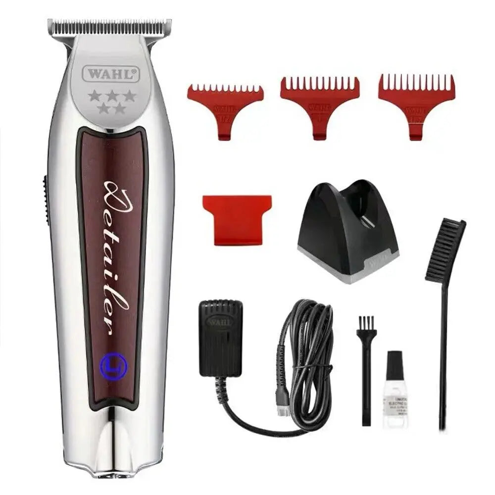 Wahl 8171 Professional 5-Star Cordless Detailer Li Hair Trimmer Extra-Wide T-Blade For Barbers
