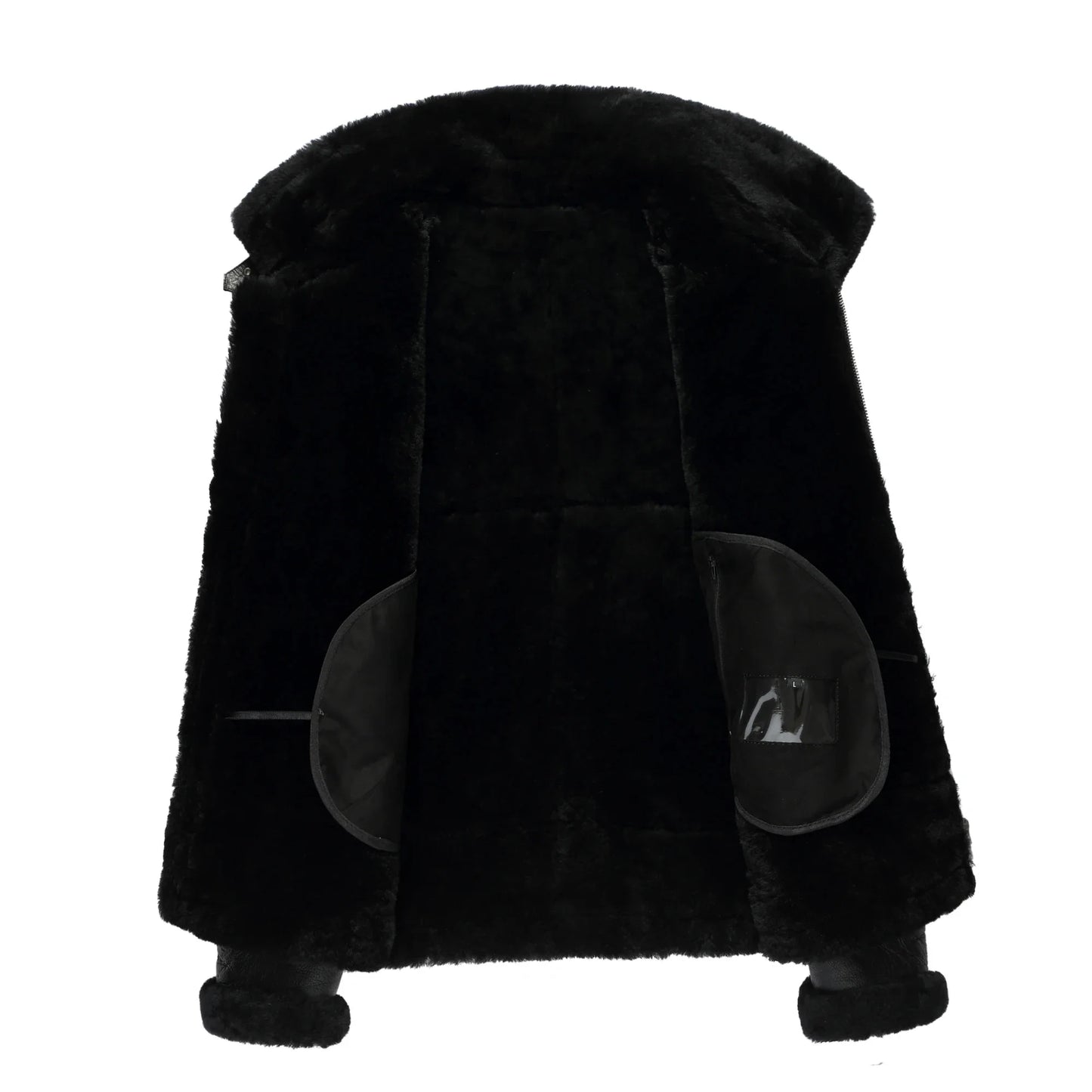 100% Natural Sheepskin Leather Jacket Winter Coat Real Fur Warm Explosive Style Sherpa Men's Large Motorcycle Fashion
