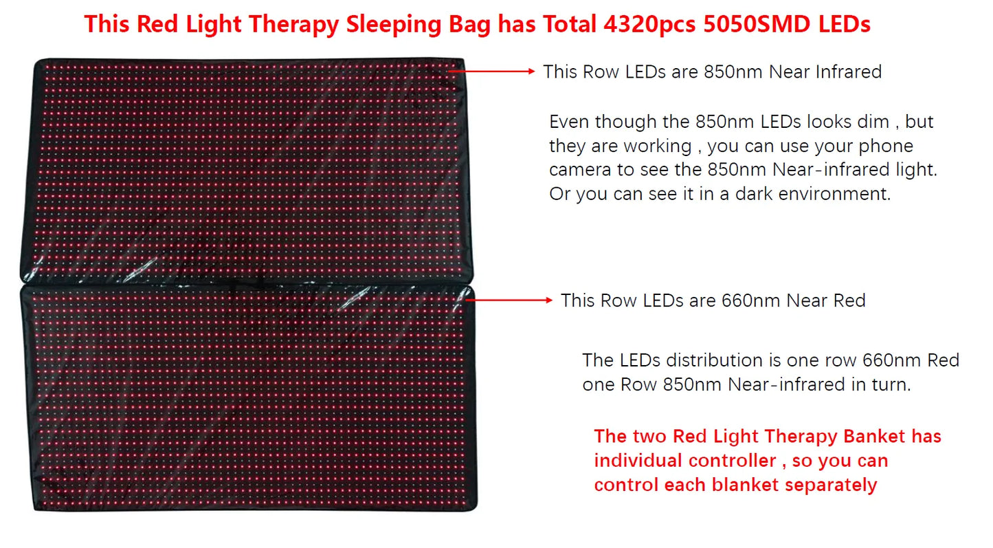 175*90cm 280W 3600pcs Leds Physical Therapy Equipment Deeping Healing Infrared Sauna Red Light Therapy Bed
