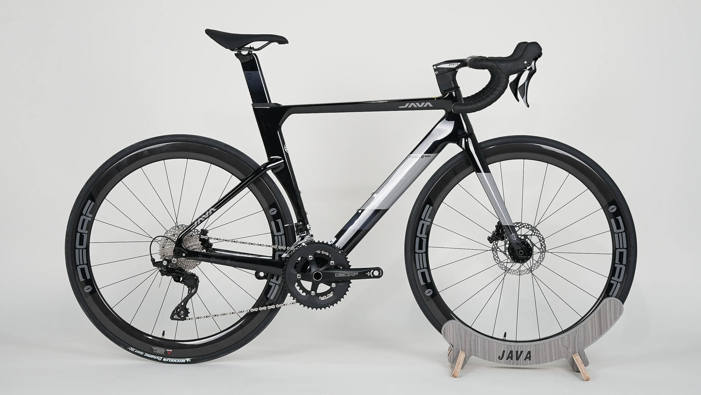 JAVA FUOCO TOP Road Bike 24 Speed Carbon Fiber Road Bicycle R7120 105 Hydraulic Disc Brake Racing Cycling Fuoco-Top DECAF UCI
