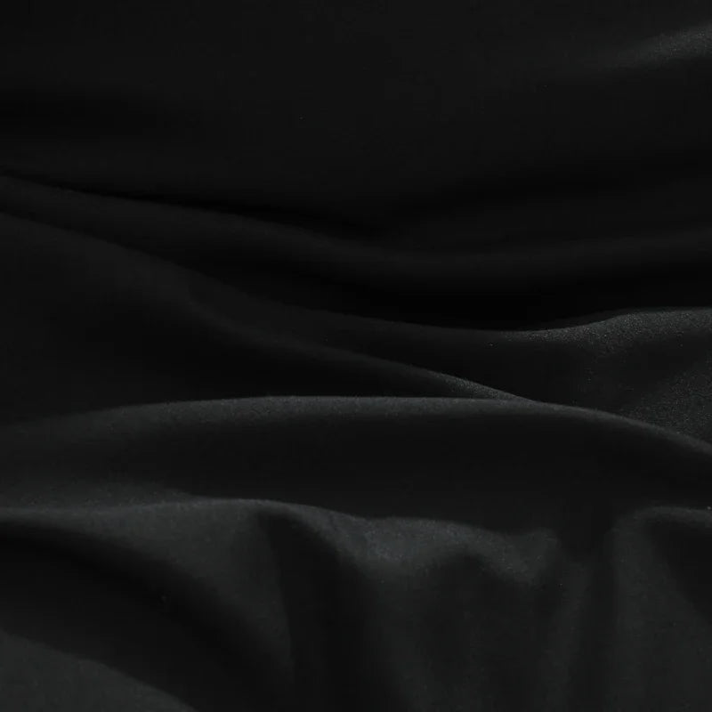 Black Color Bedding Set For Adults Simple Style Double Bed Sheet Sets Single/Queen/king Bed Cover Full Set Plain Bedding 이불세트