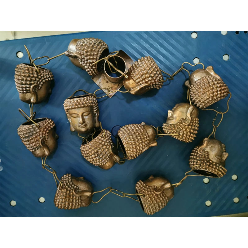 2.6m Water Diversion Chain Rain Bell Temple Eaves Drainage Chain Homestay Villa Japanese Courtyard Garden Copper Rain Guide Chai