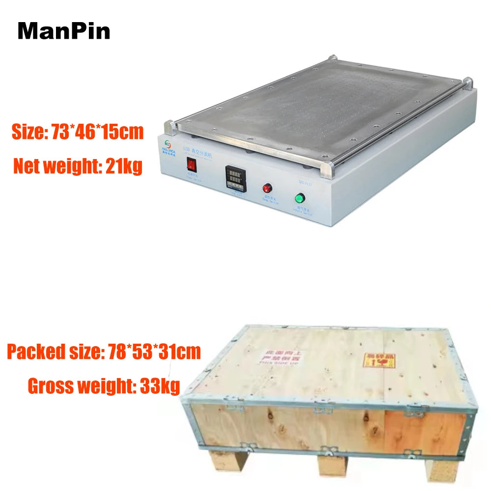 27inch LCD Screen Separator Tablets Mobile Phone Display Front Glass Removing Machine For Macbook Pro Air Mac Mini iPhone iPad