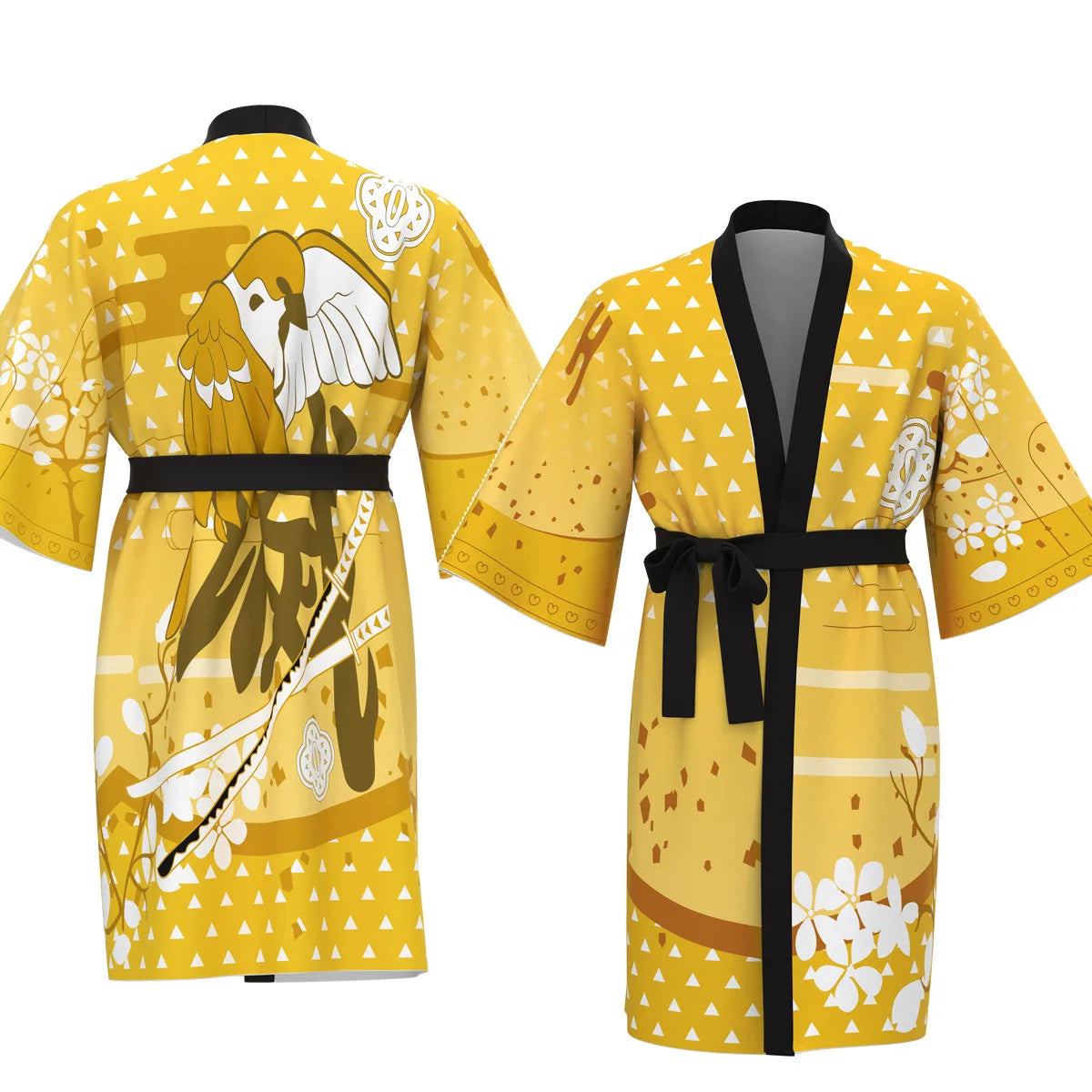 Demon Slayer Cosplay Cloak Tomioka Giyuu Cardigan Long Sleeve Kimono Kochou Kanae Costume Japanese Anime Haori Halloween Outfit