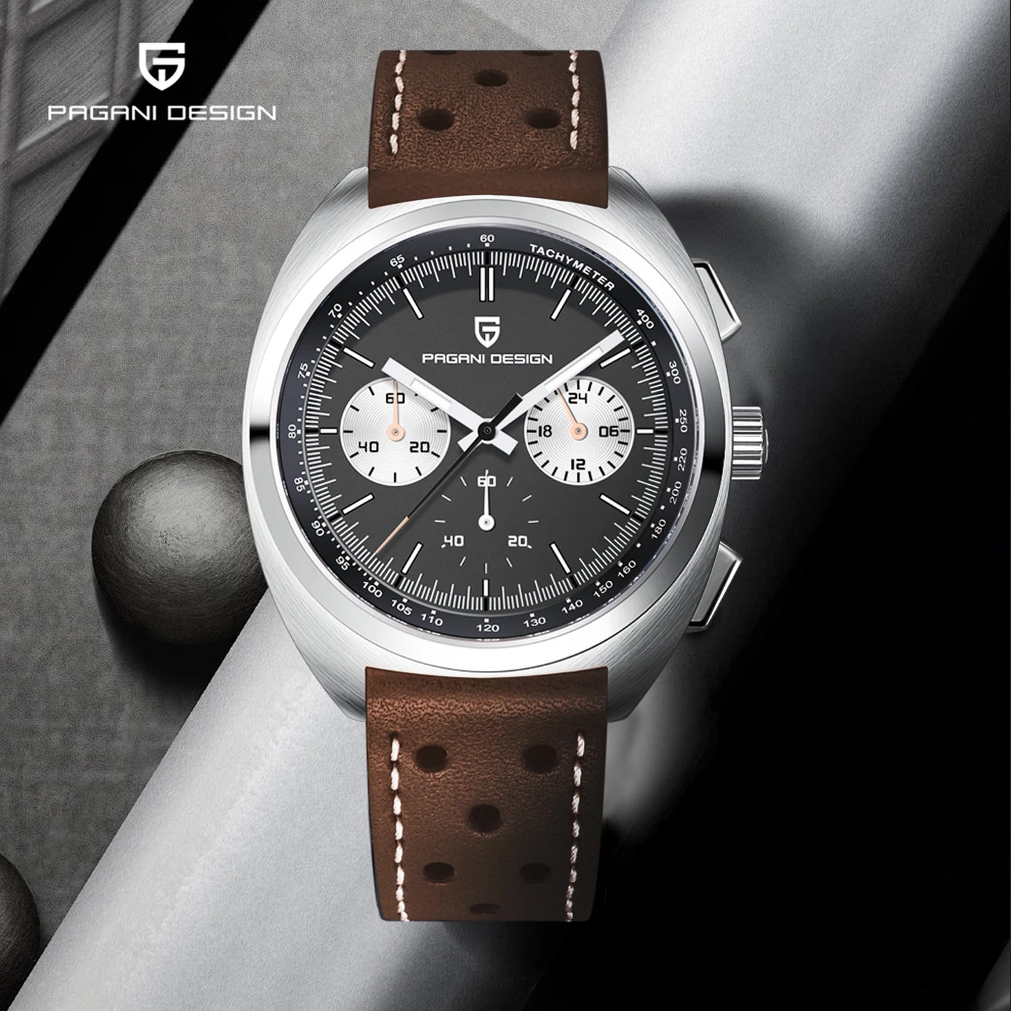 PAGANI DESIGN 2023 Men's Watches Top Luxury Quartz Watch for Men Chronograph Automatic AR Sapphire Mirror Waterproof Sports Gift