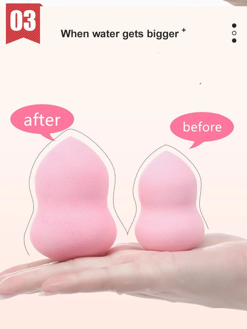 1/4/6 Pcs Make Up Sponge Cosmetic Puff Professional Makeup Sponge Foundation Powder Sponge Makeup Tools Makeup Tools Accessories