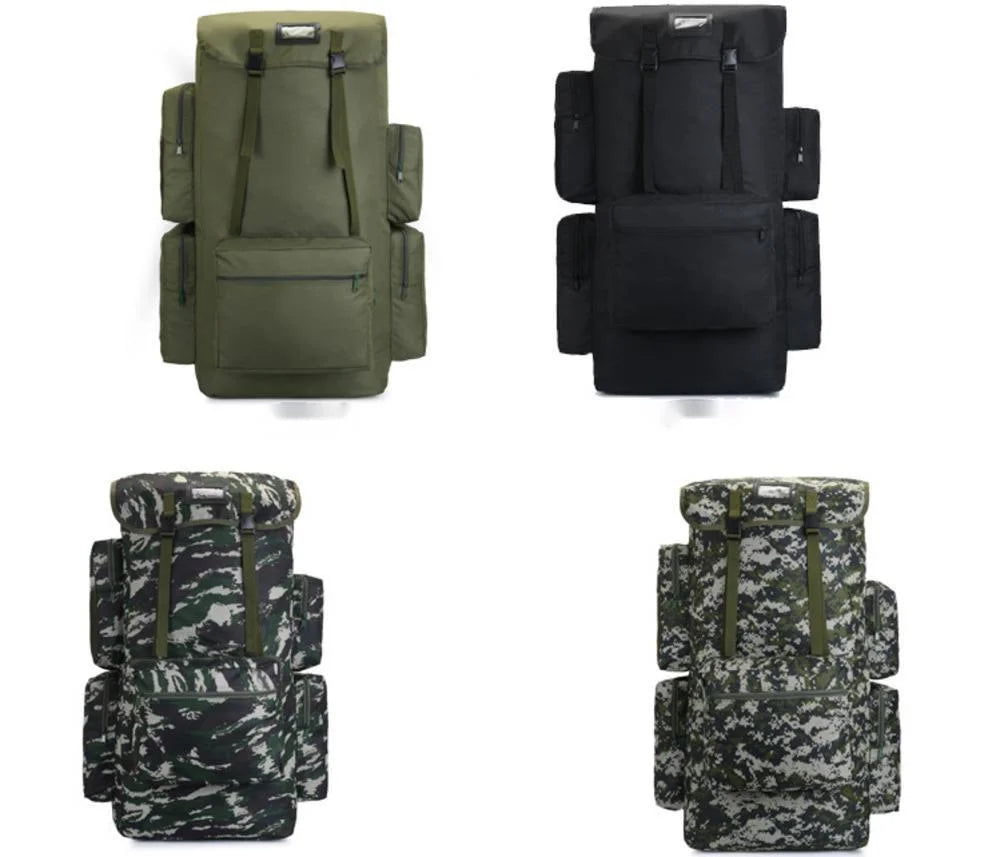 130L Extra Large Capacity Outdoor Backpack Men's Travel Backpack Luggage Bag Check in Camping Exercise Camo Backpack