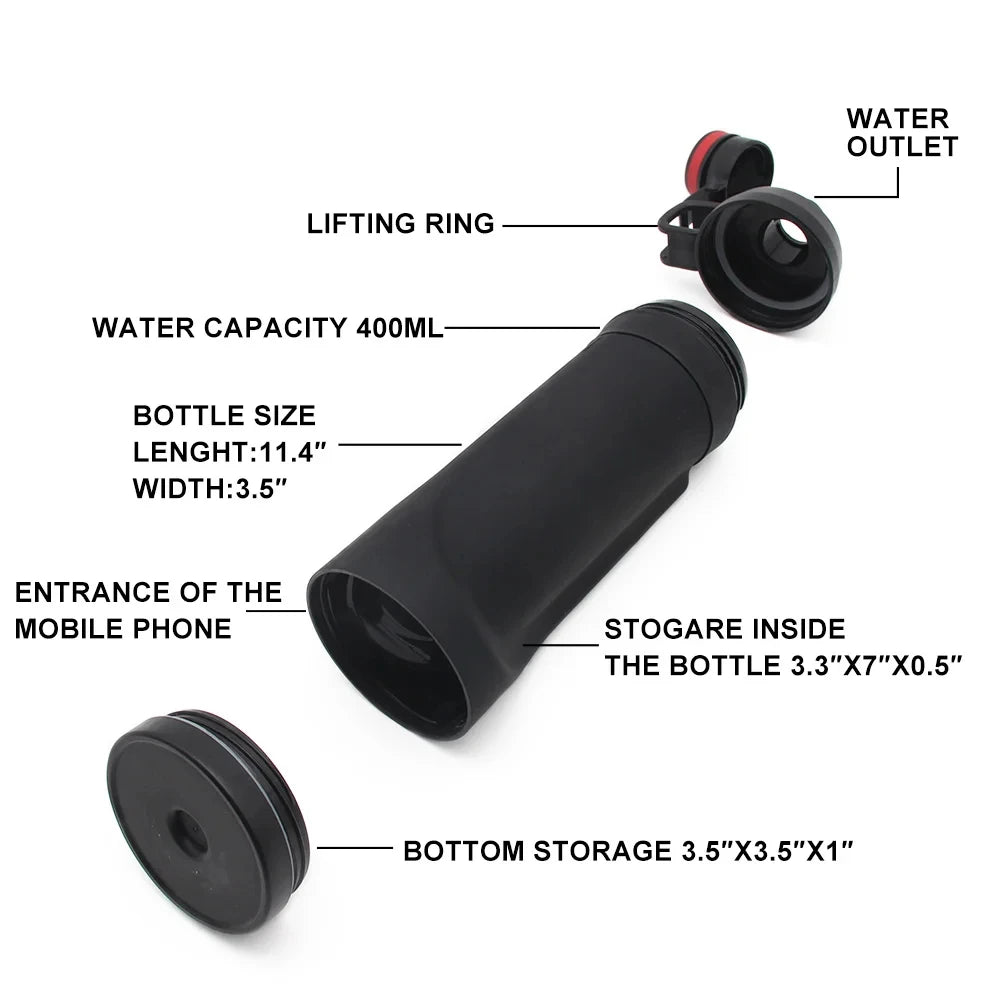 Bottle with Secret Compartment Undefined ampSecret Phone Pocket Hiding Stash Pill Organizer Plastic Cup stash jar
