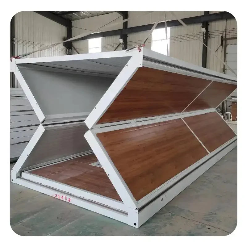 20ft Sandwich Panel Worker Room Flat Pack Flatpack House Prefabricated Folding Foldable Container House