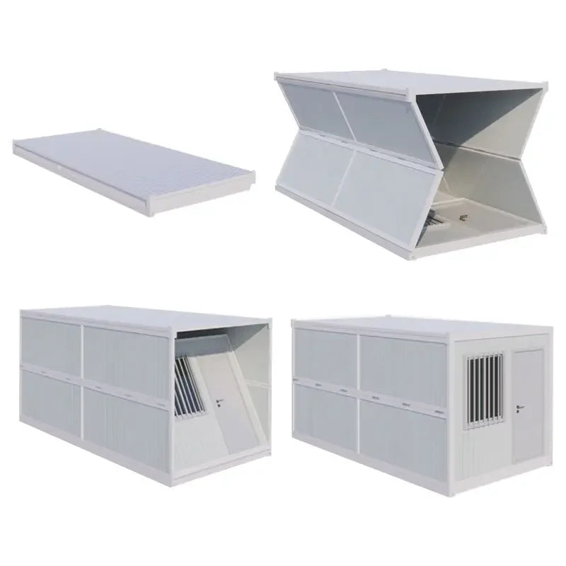 20ft Sandwich Panel Worker Room Flat Pack Flatpack House Prefabricated Folding Foldable Container House