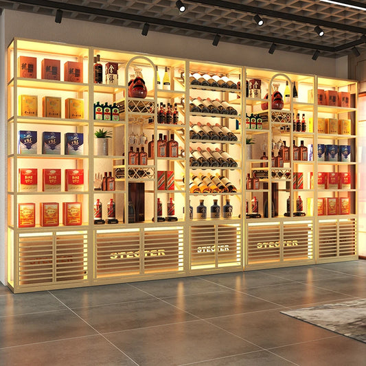 Wine Rack Bar Mini Storage Coffe Modern Cabinet Simple Liquor Minimalist Furniture Adega Barzinho Corner Restaurant Modern Patio