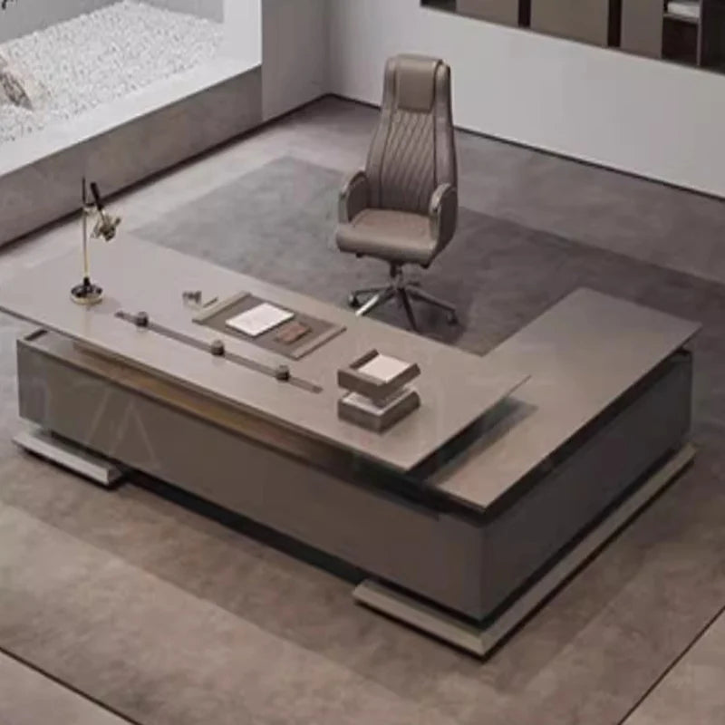 Reception Adult Office Desk Student Modern Conference Makeup Office Desk Drawers Writing Escritorio De Esquina Studio Furniture