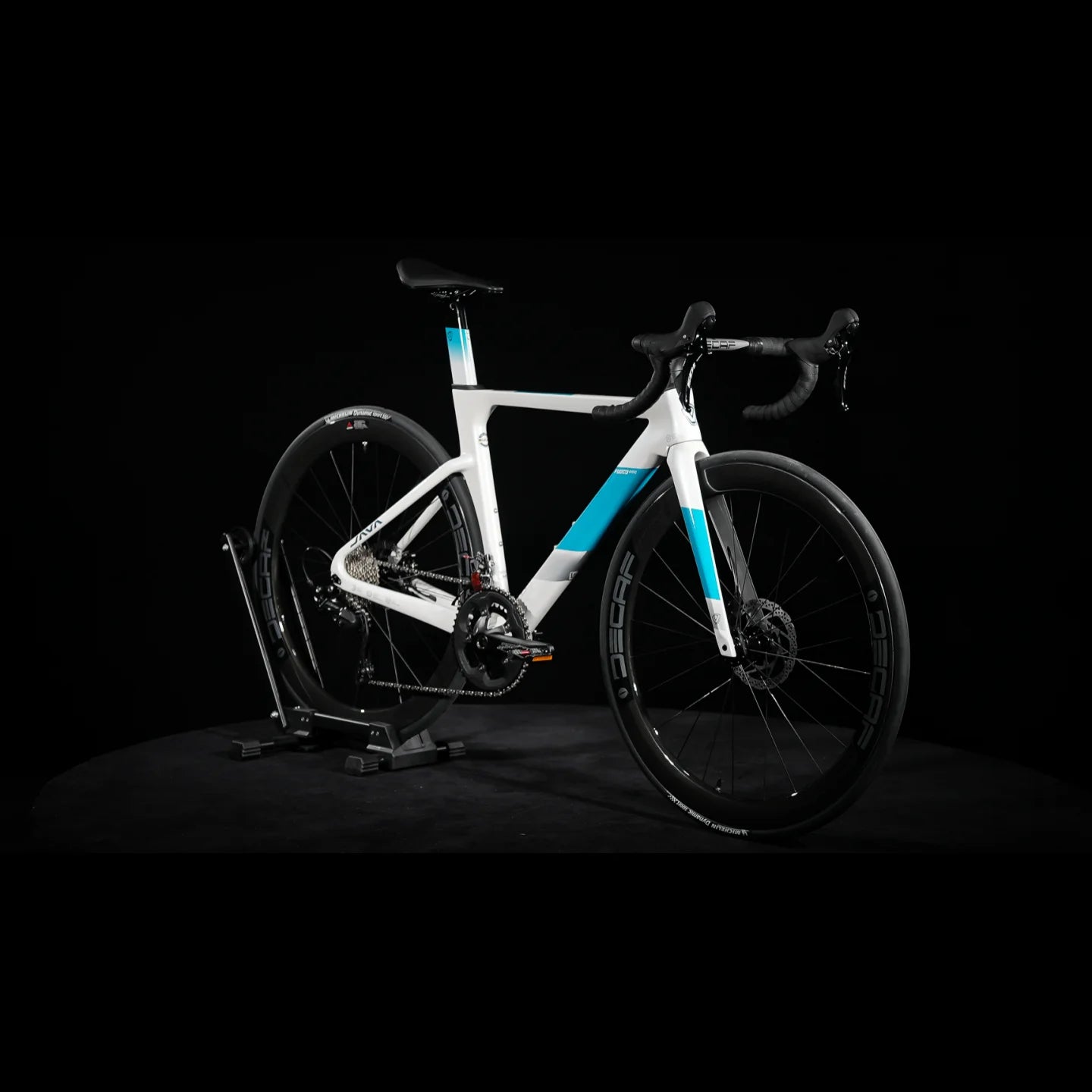 JAVA FUOCO TOP Road Bike 24 Speed Carbon Fiber Road Bicycle R7120 105 Hydraulic Disc Brake Racing Cycling Fuoco-Top DECAF UCI