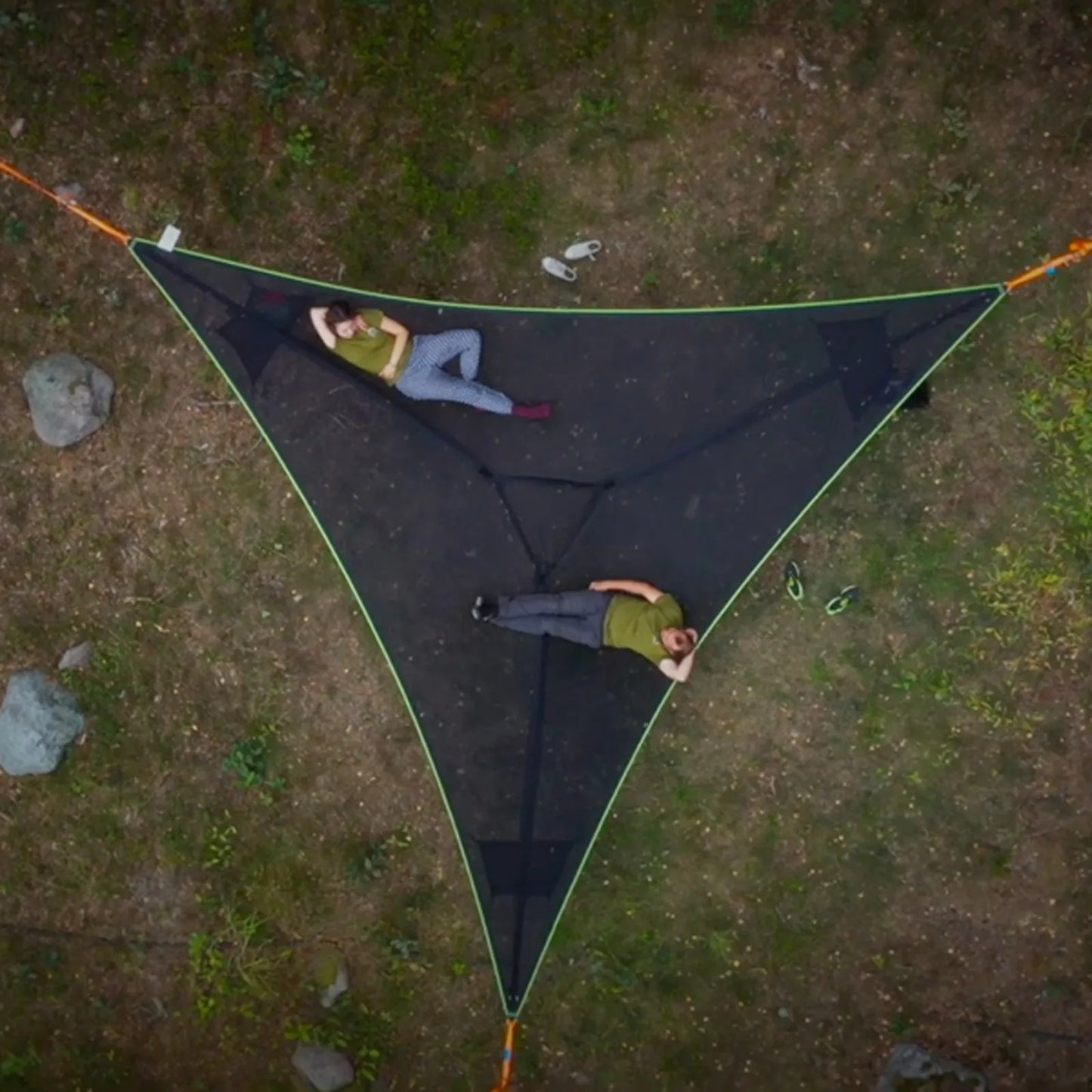 Vilead Camping Bed Folding Portable Triangle Hammock Multi Person Aerial Mat Convenient Outdoor Camping Sleep Hanging Bed Garden