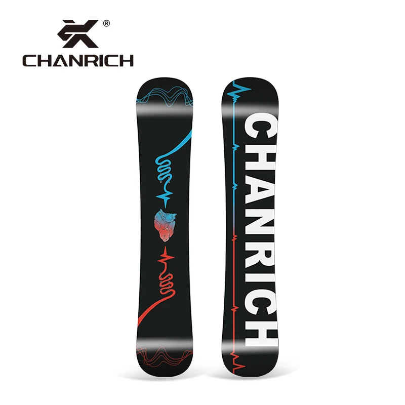 Hardwood single board adult snowboards all mountain use customized design ski free boards OEM custom trainer ski snowboard
