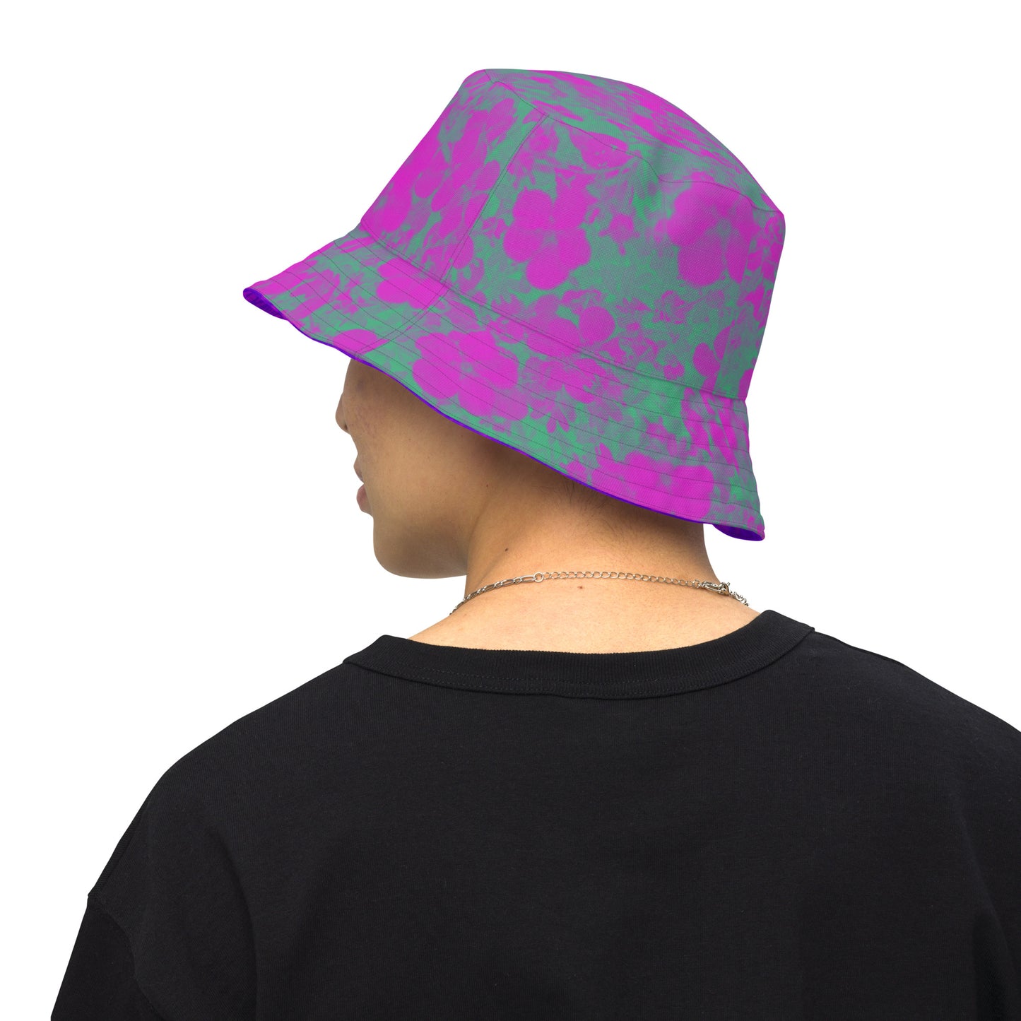 Just Flowers Reversible bucket hat