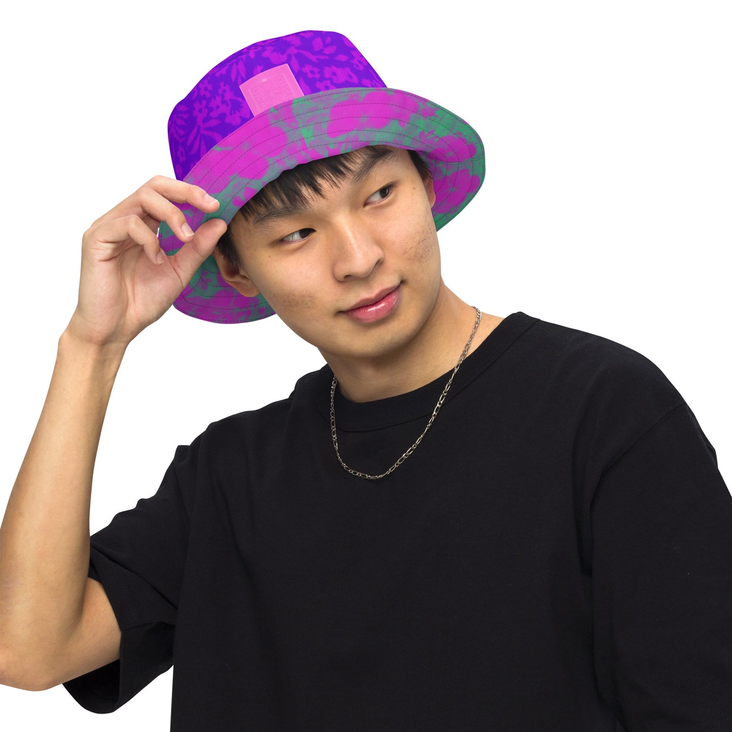 Just Flowers Reversible bucket hat