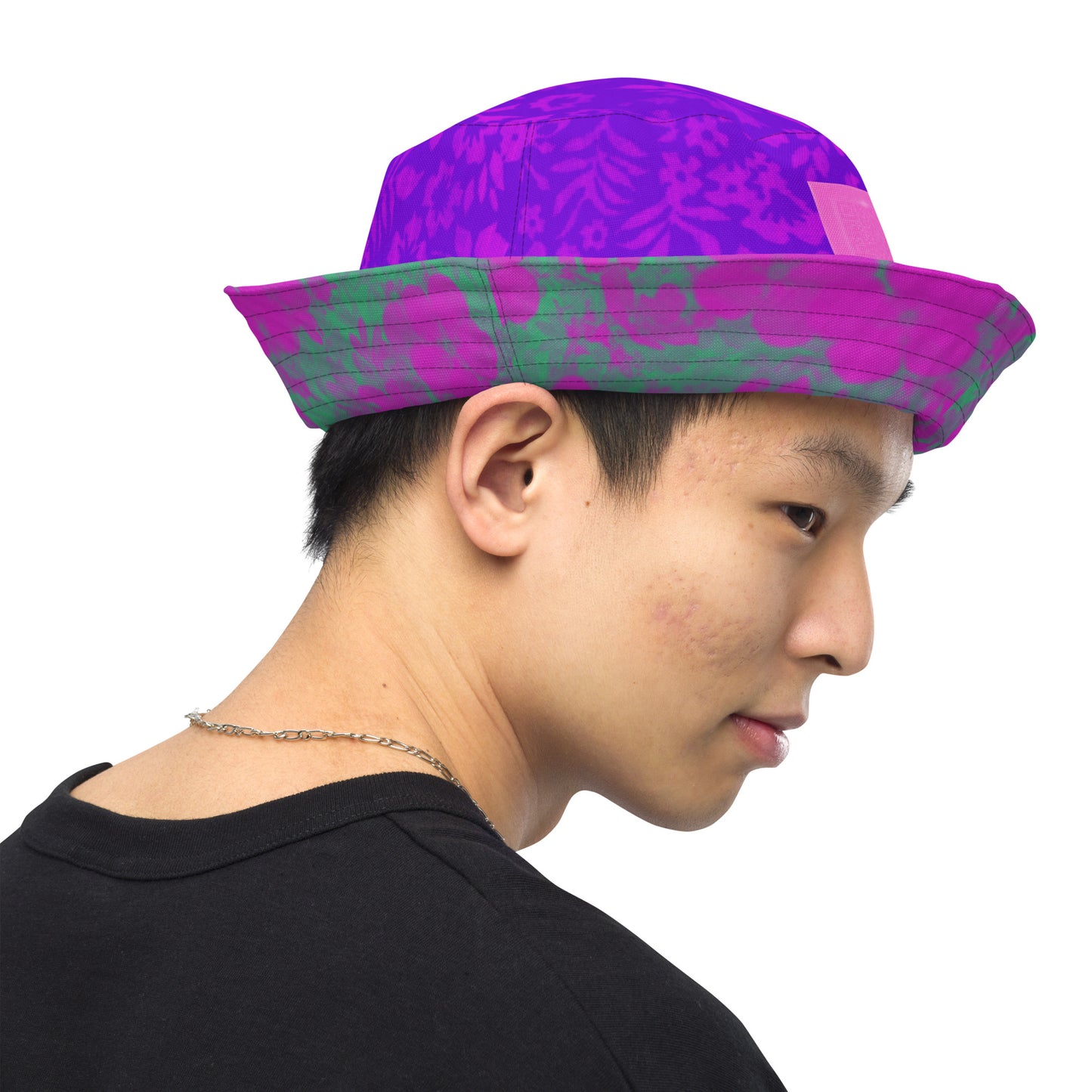 Just Flowers Reversible bucket hat