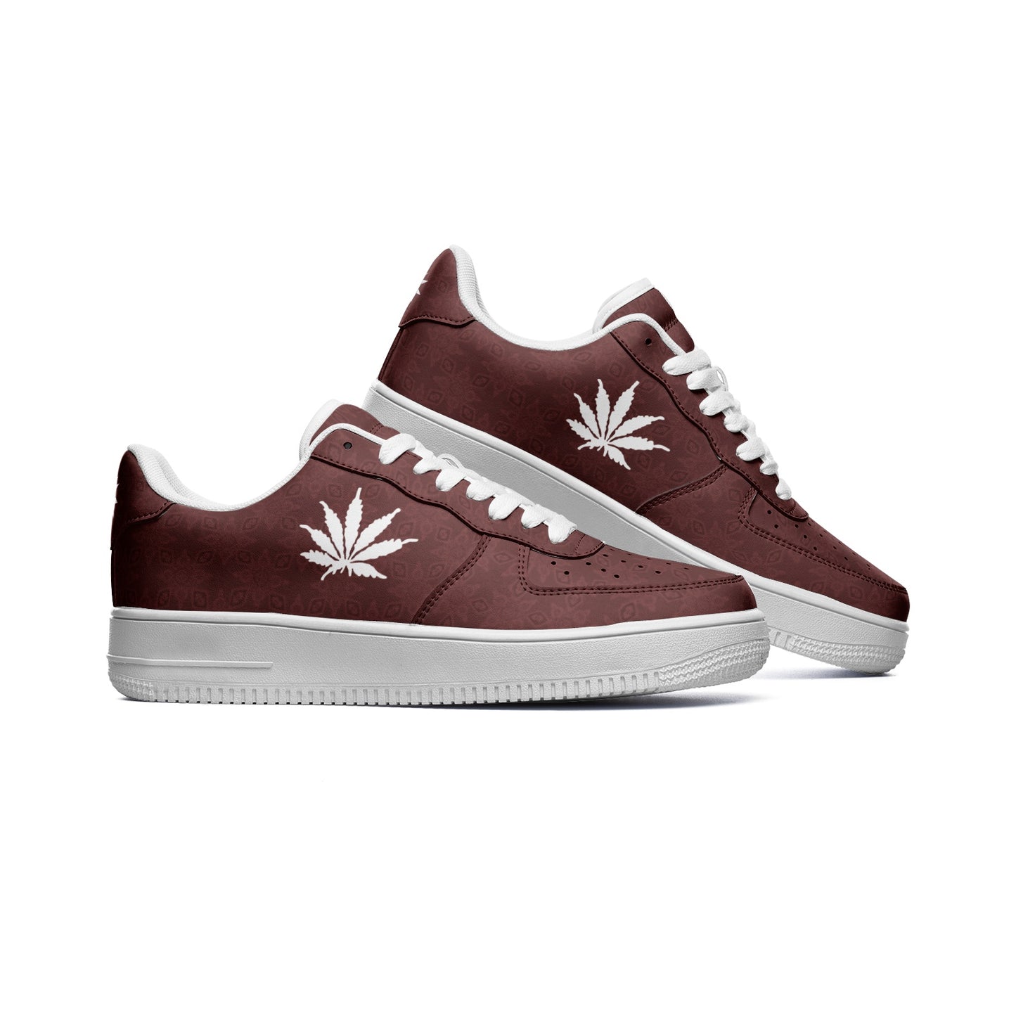 SHARP FROST Infinite Universe {BABY STAR FLAKE} Unisex Low Top Leather Sneakers