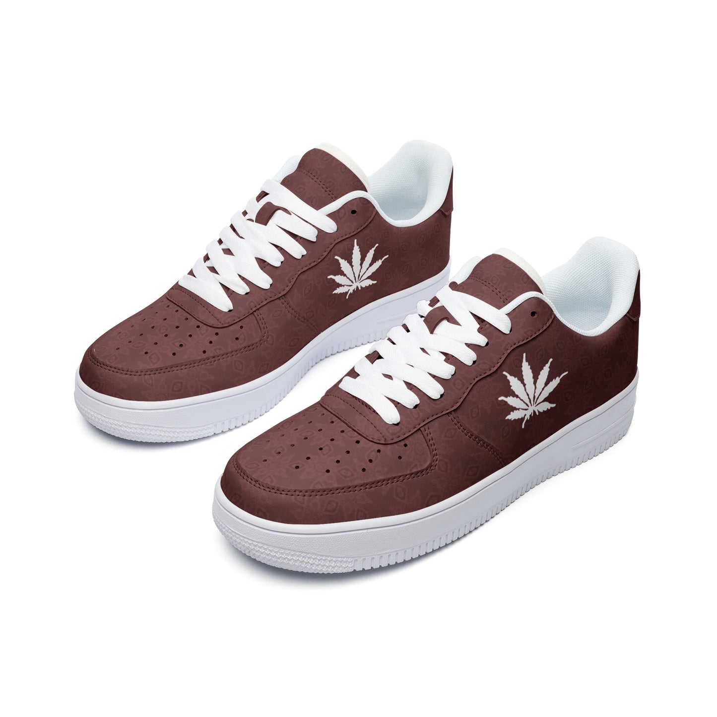 SHARP FROST Infinite Universe {BABY STAR FLAKE} Unisex Low Top Leather Sneakers