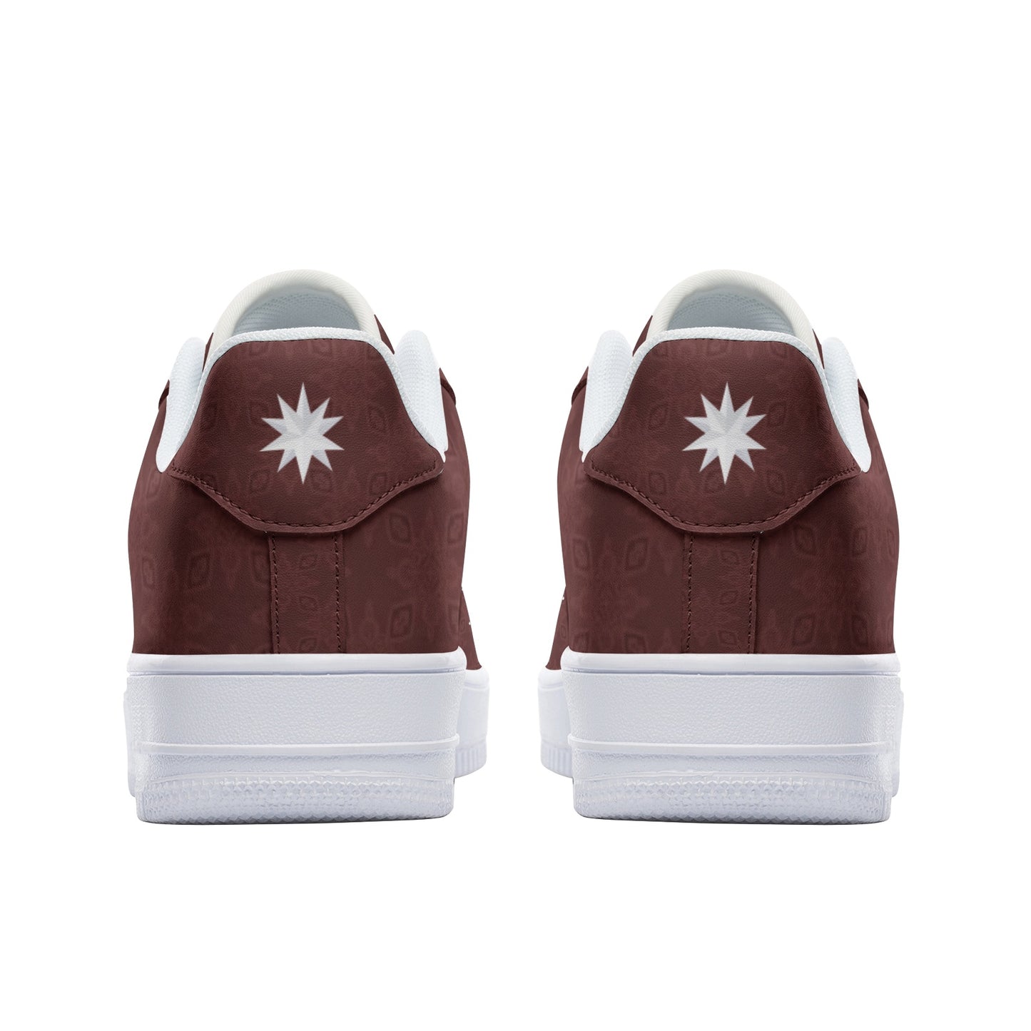 SHARP FROST Infinite Universe {BABY STAR FLAKE} Unisex Low Top Leather Sneakers