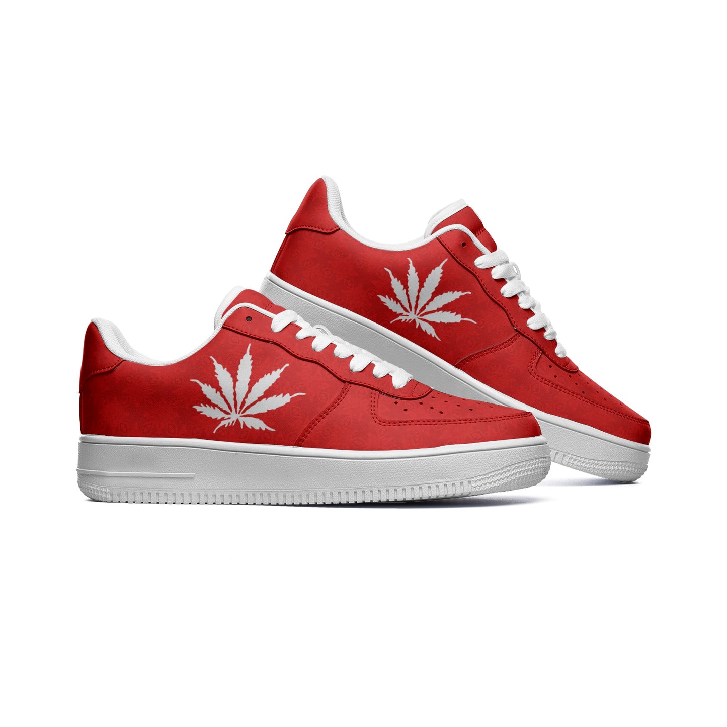 BLOOD FROST ICE Infinite Universe Unisex Low Top Leather Sneakers