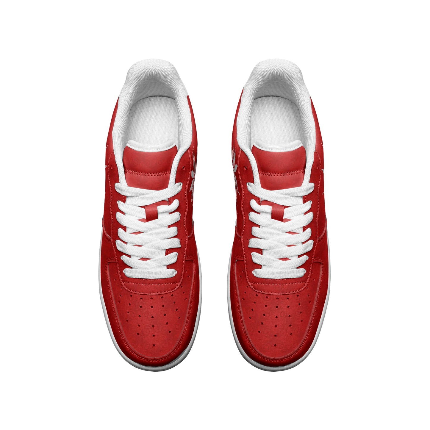 BLOOD FROST ICE Infinite Universe Unisex Low Top Leather Sneakers